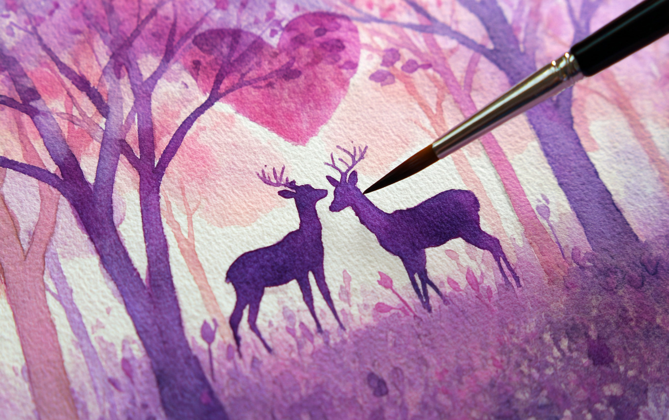 30 Easy Valentine Watercolor Paintings Anyone Can Try