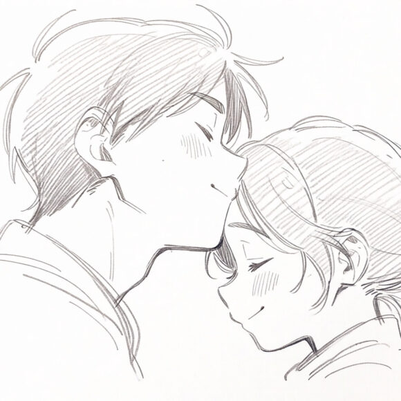 emthehuman1_pencil_next_to_a_Hand-drawn_pencil_sketch_of_two_pe_af97f821-69b1-4c7d-b8aa-d4266aec6961