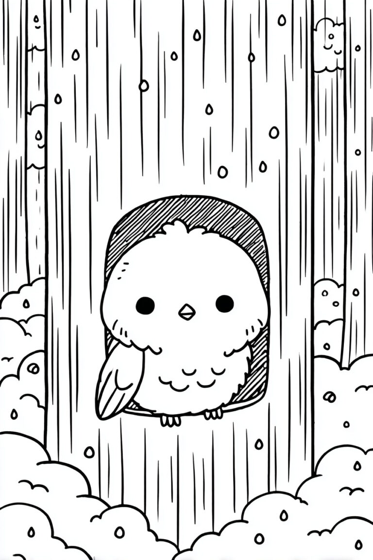 April Showers Owl