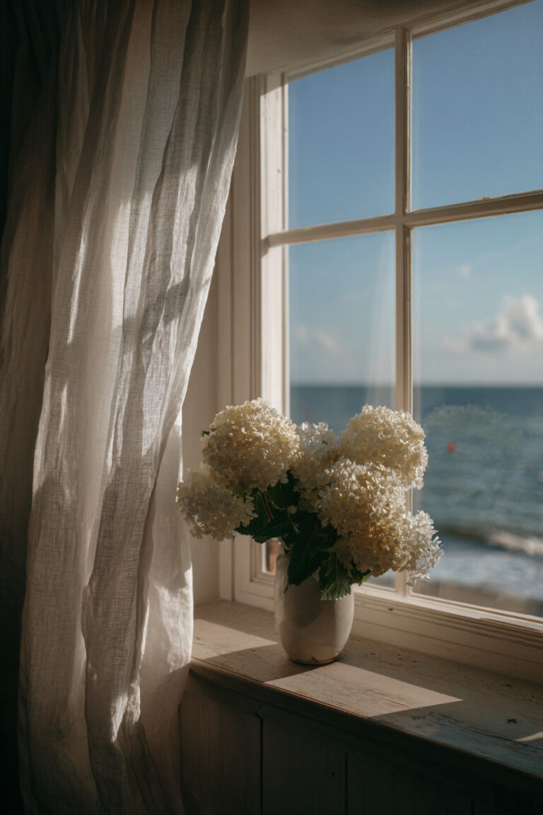 Beach Cottage Window View
