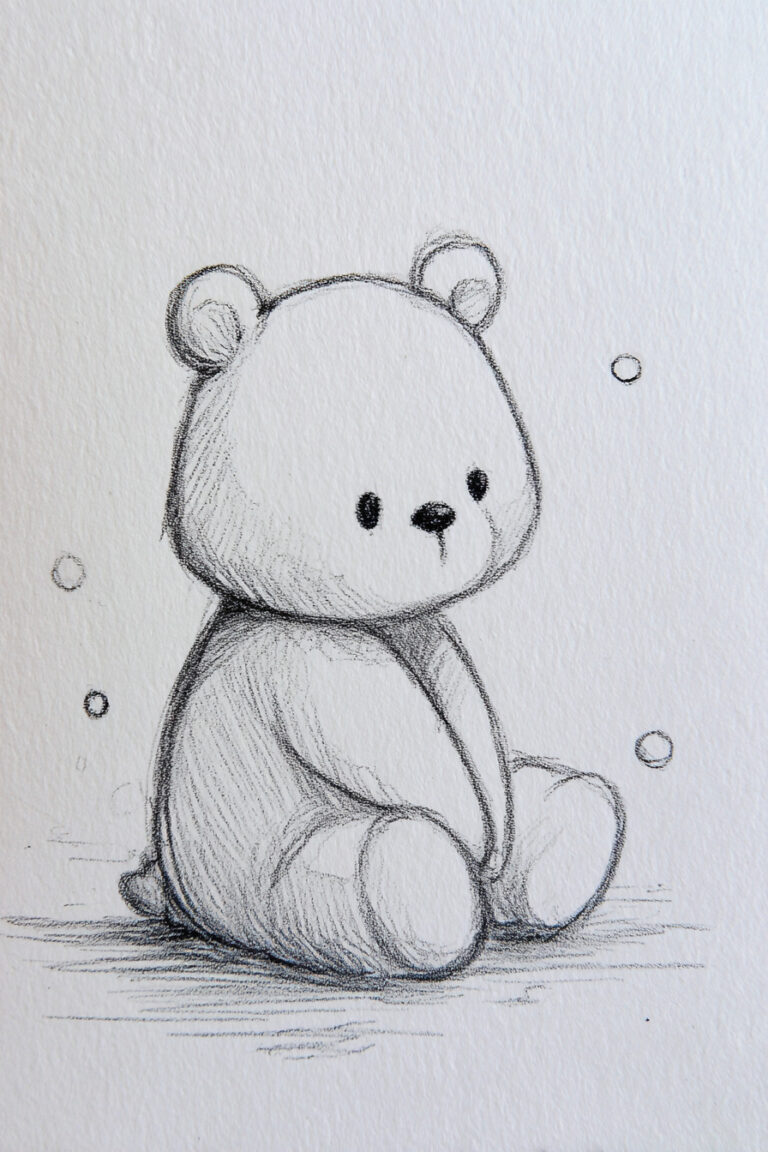Bear Sitting Calmly