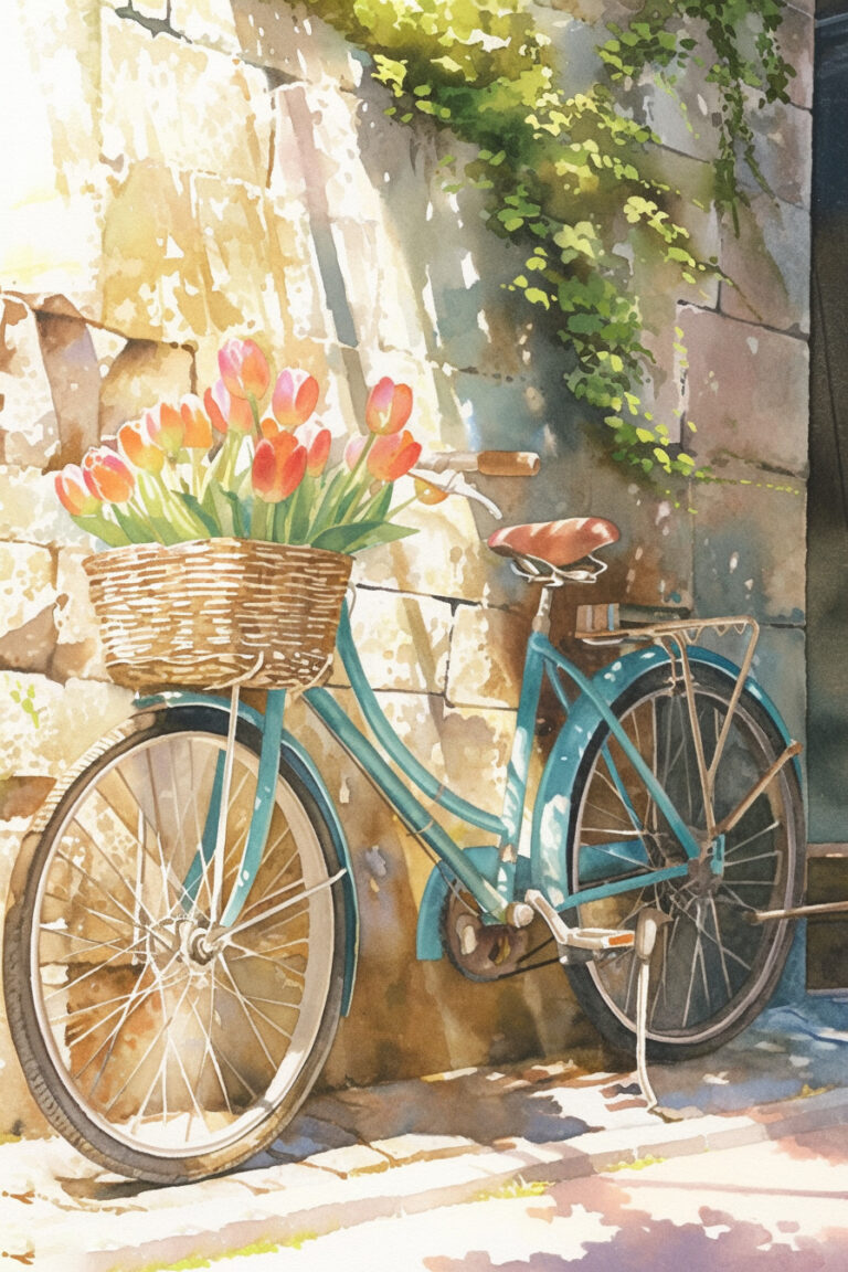Bicycle Basket Blooms