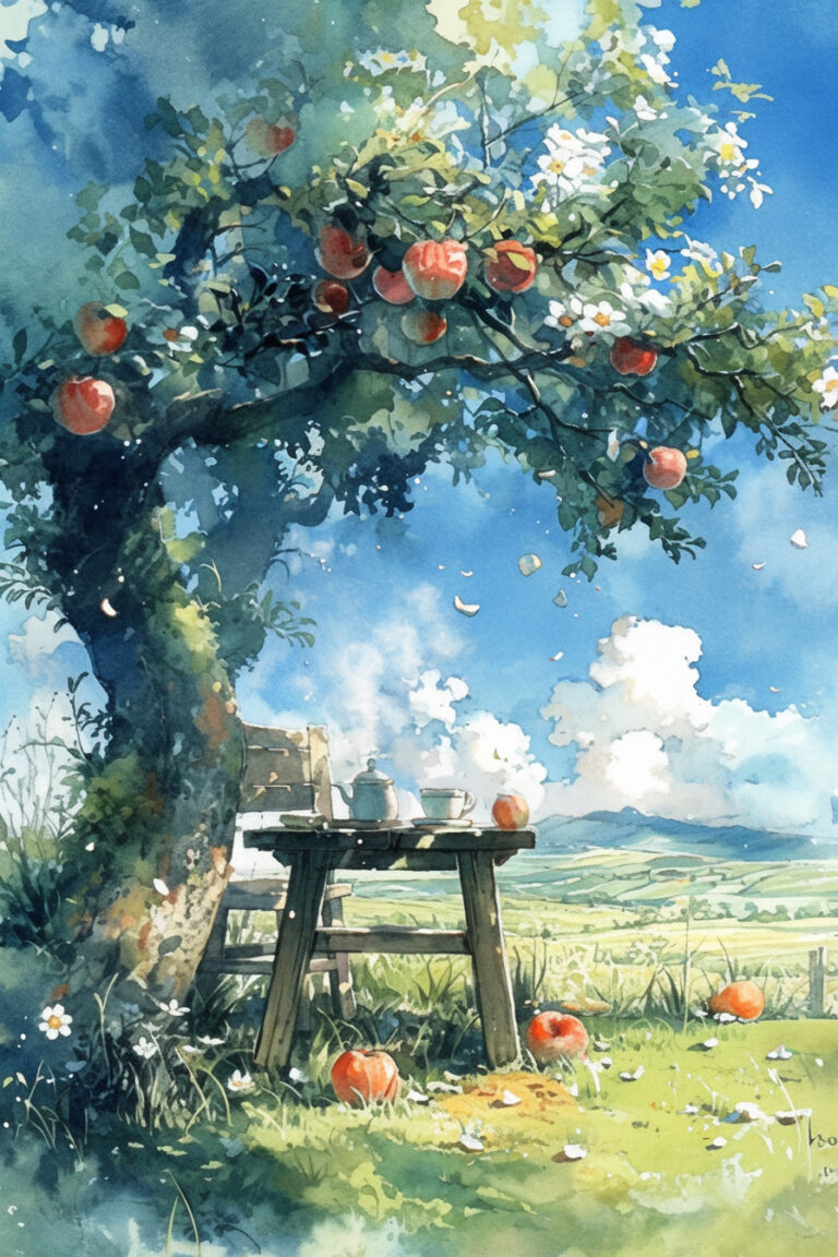 Breakfast in the Orchard
