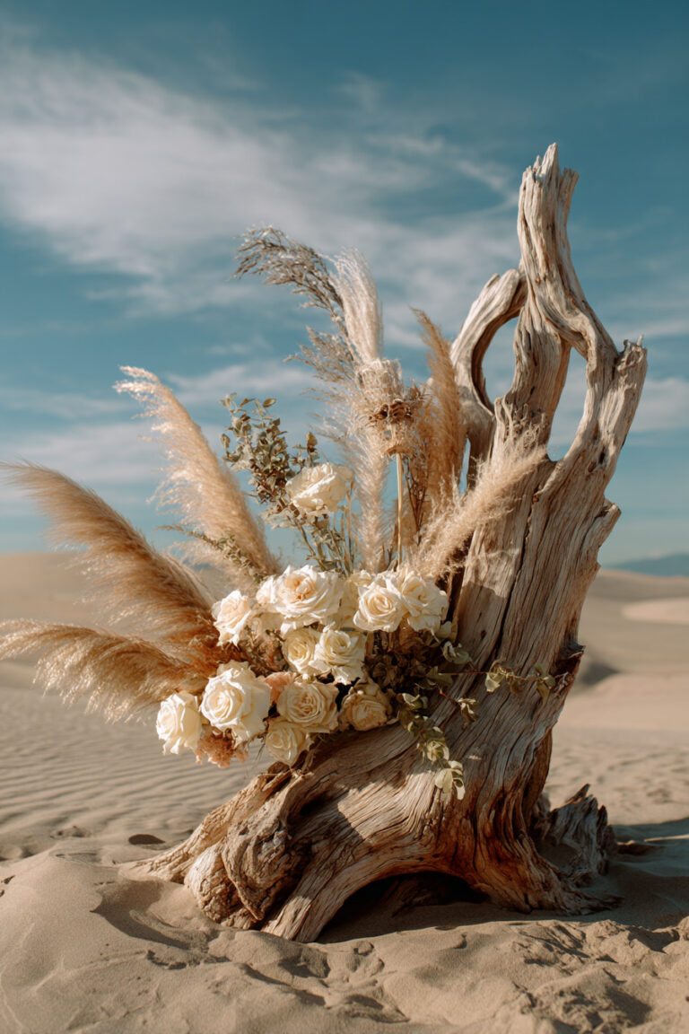 Driftwood and Dried Florals
