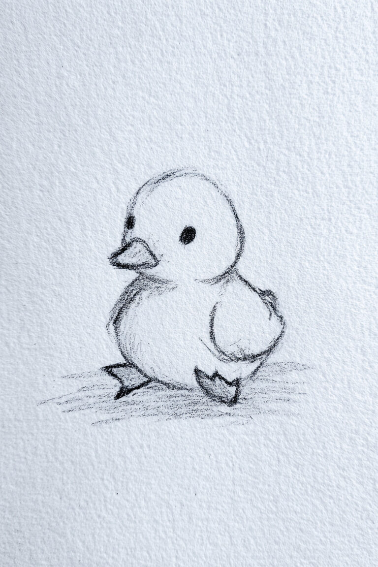 Duck Sitting Down