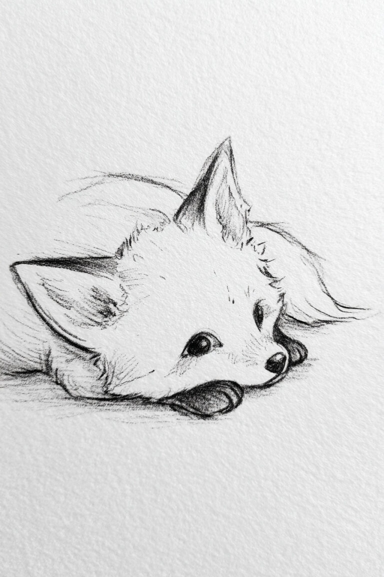 Fox Lying Down