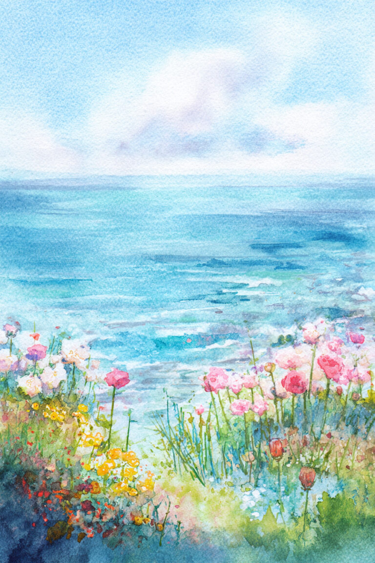 Garden Overlooking the Sea