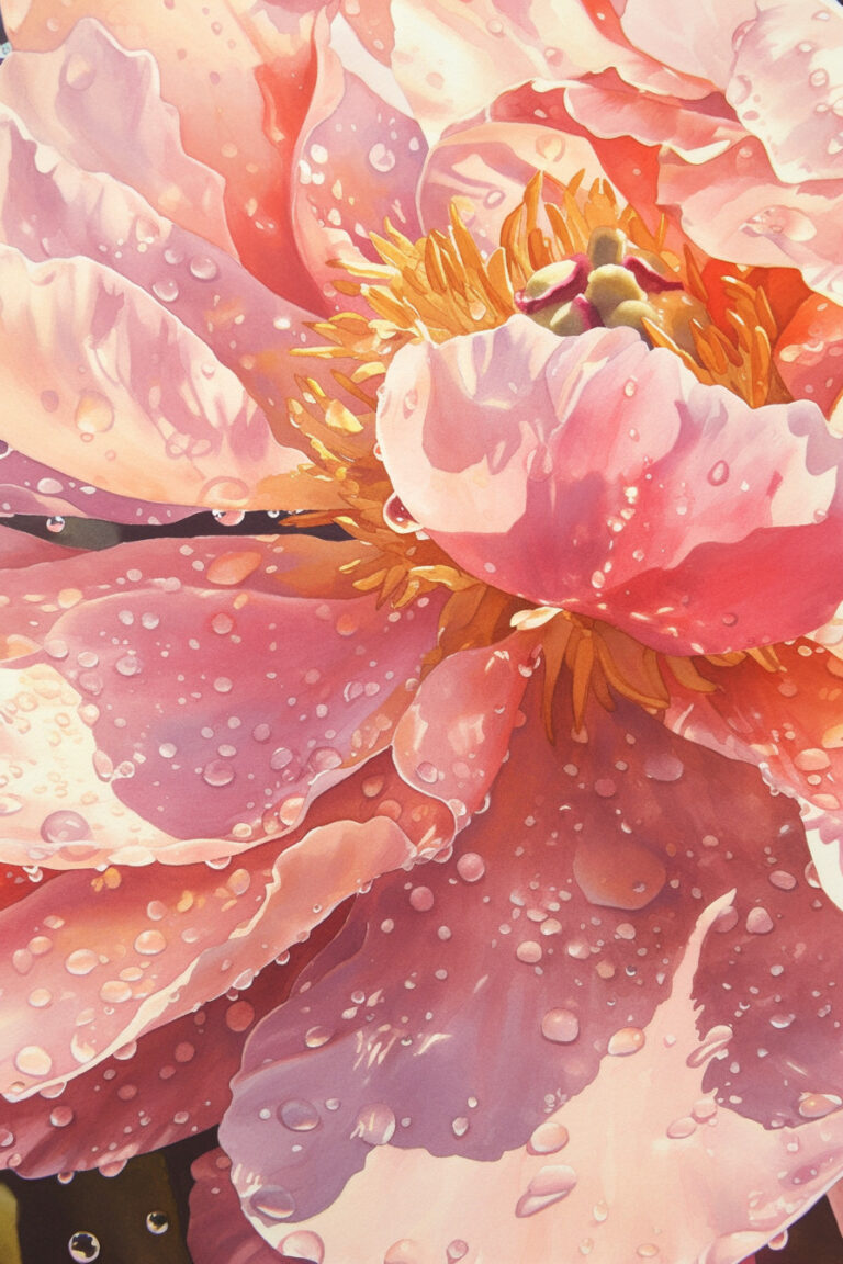 Glistening Rain Petals