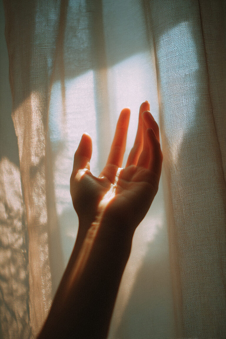 Hands Holding Light
