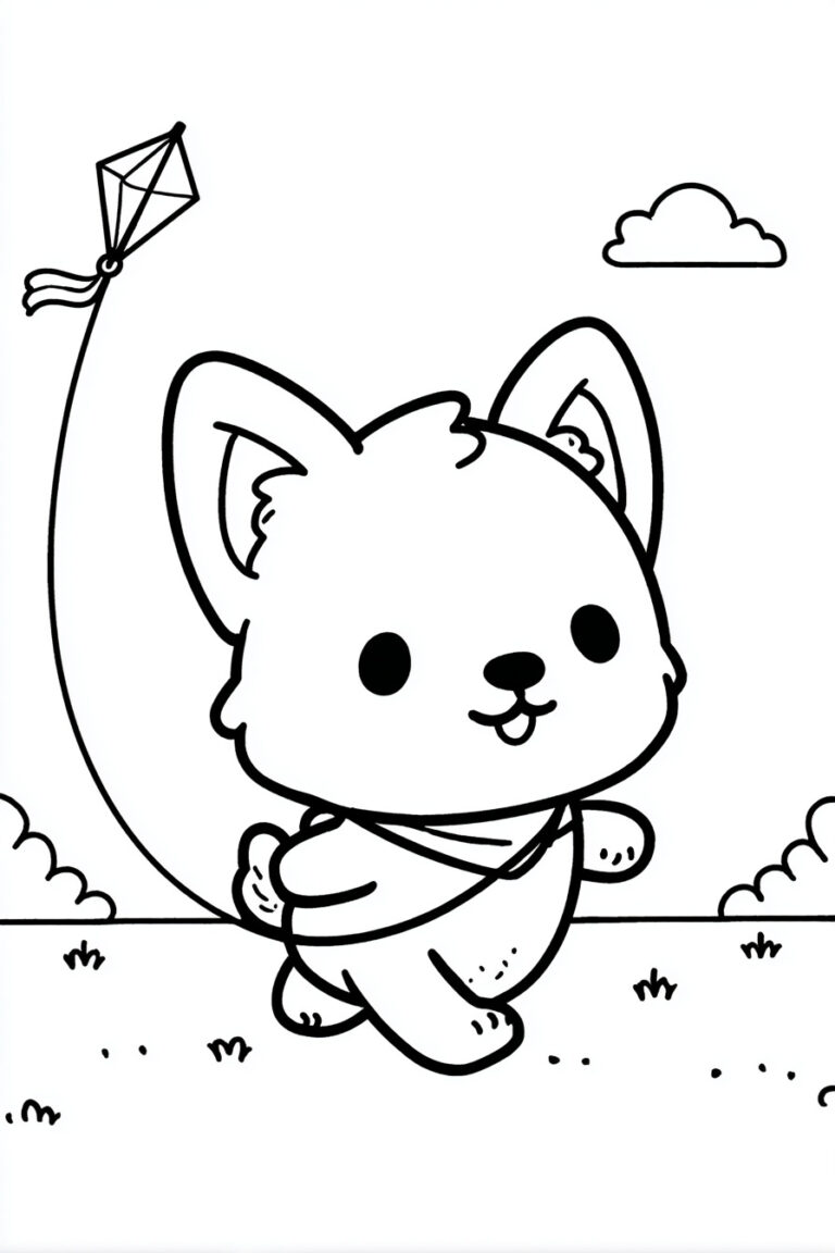 Kite-Flying Corgi