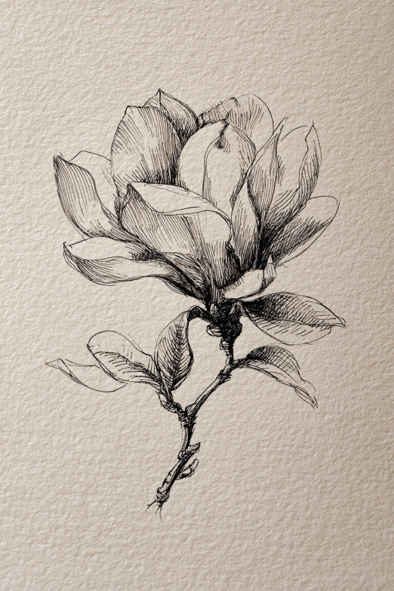 Magnolia Blossom Study