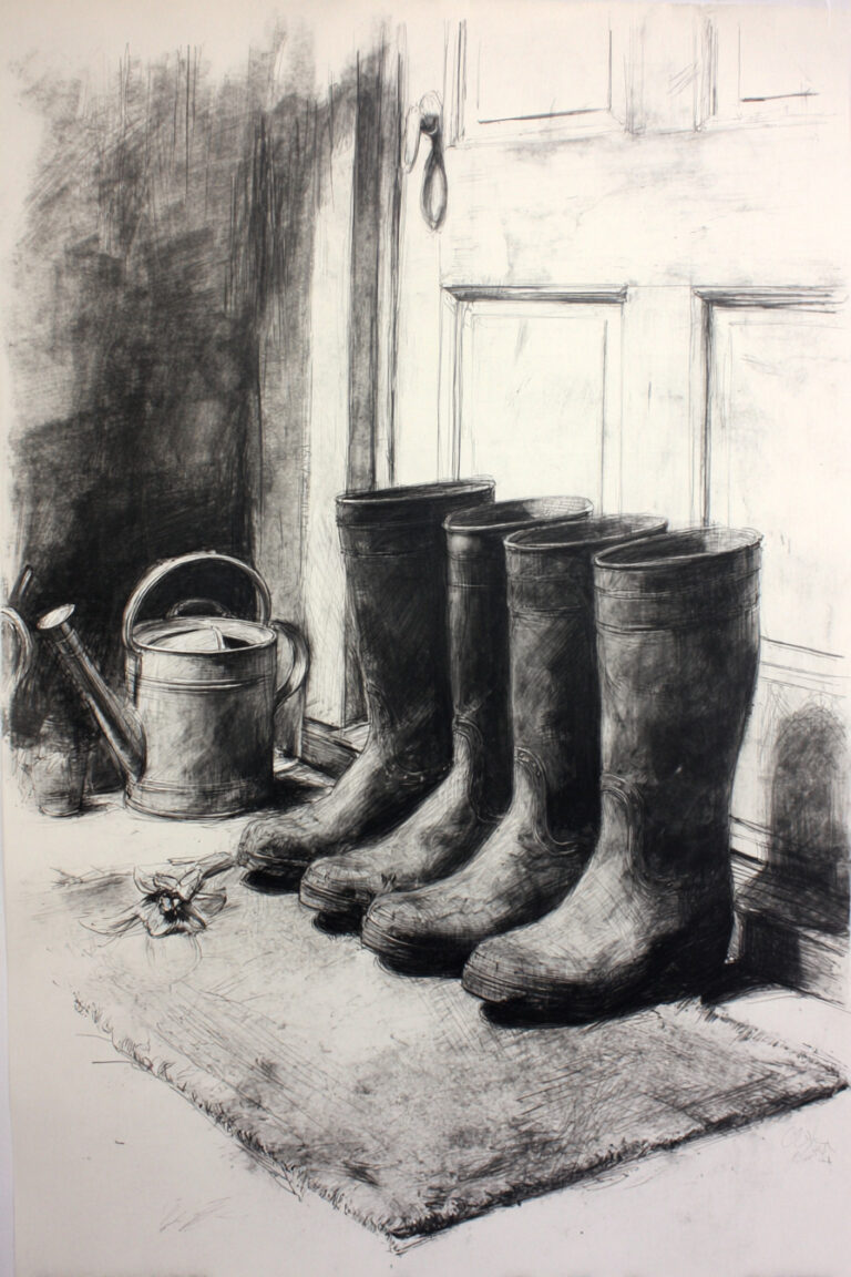 Mud Season Boots at the Door