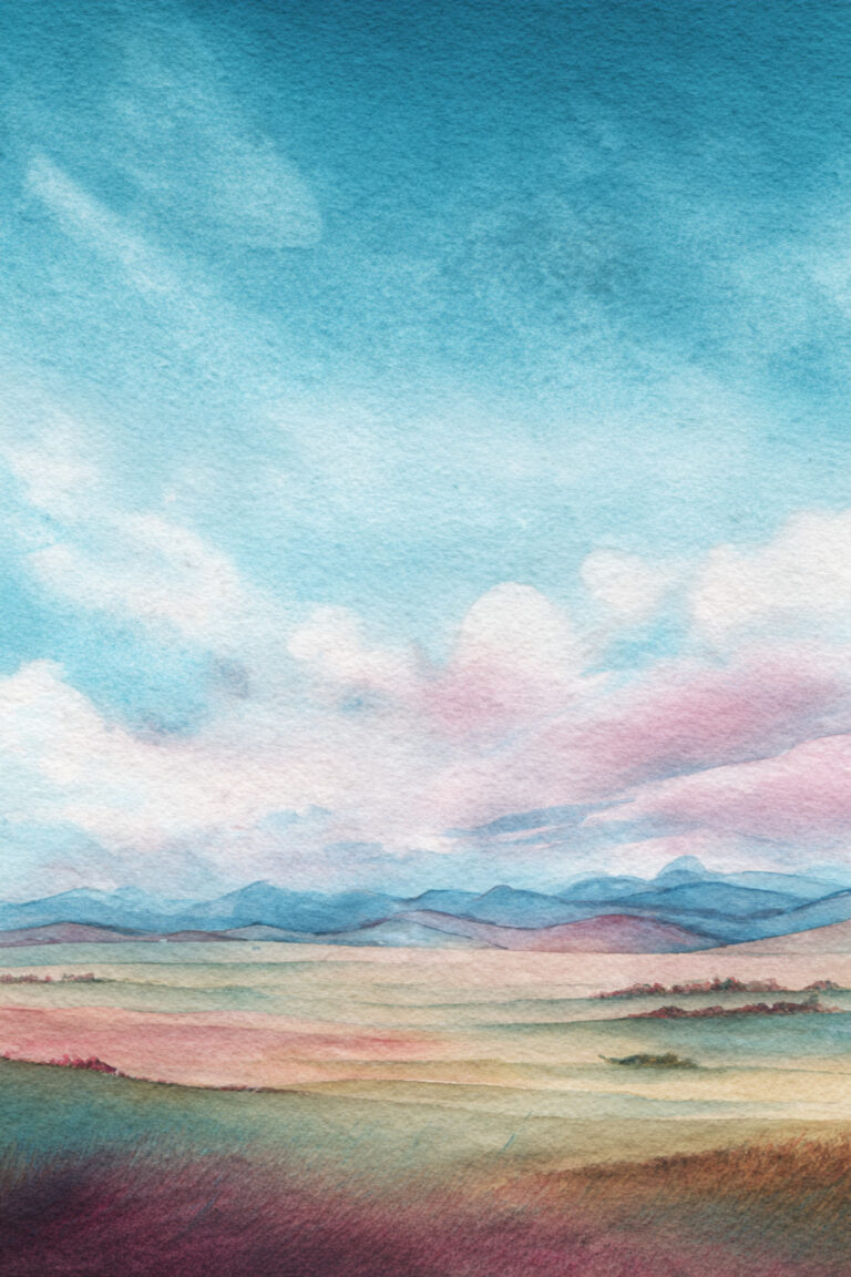 Pastel Sky Over Quiet Plains