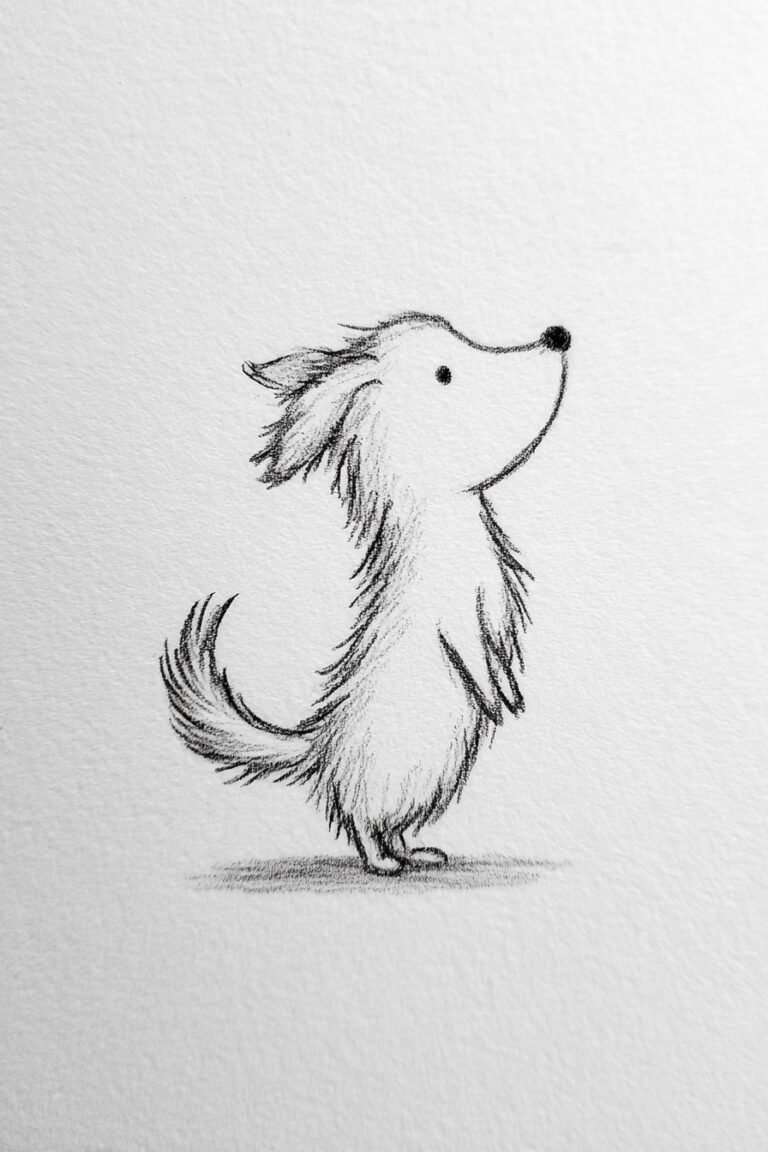 Puppy with Wagging Tail