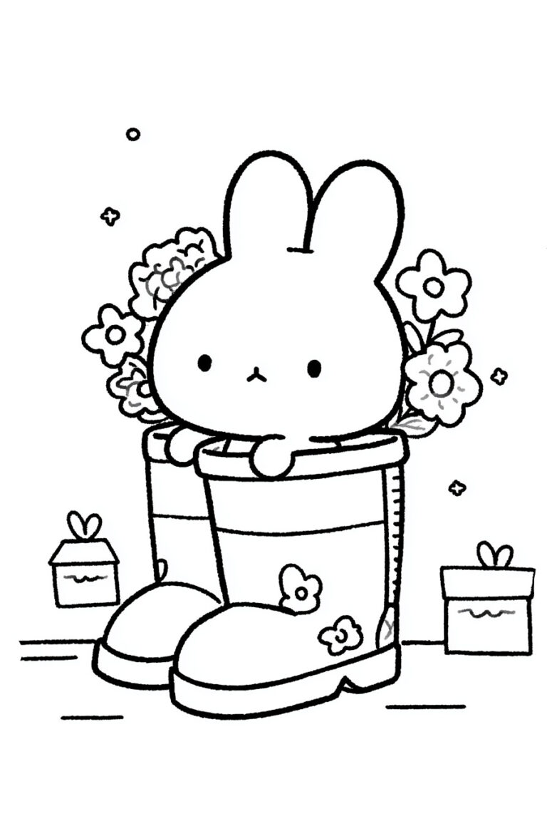 Rainboot Bunny