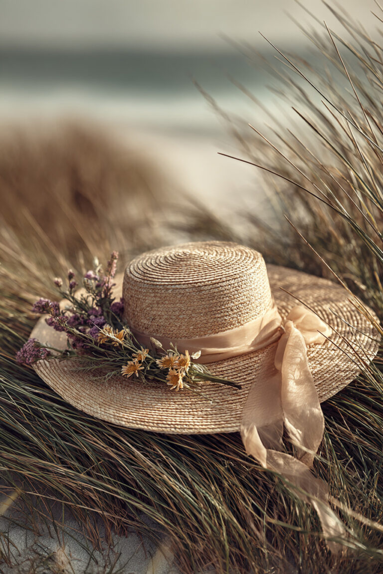 Seagrass and Sunhat Still Life