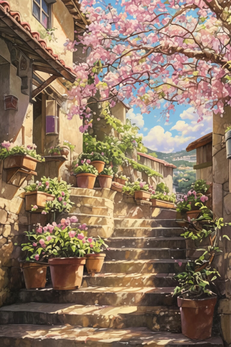 Stairway to Blossoms