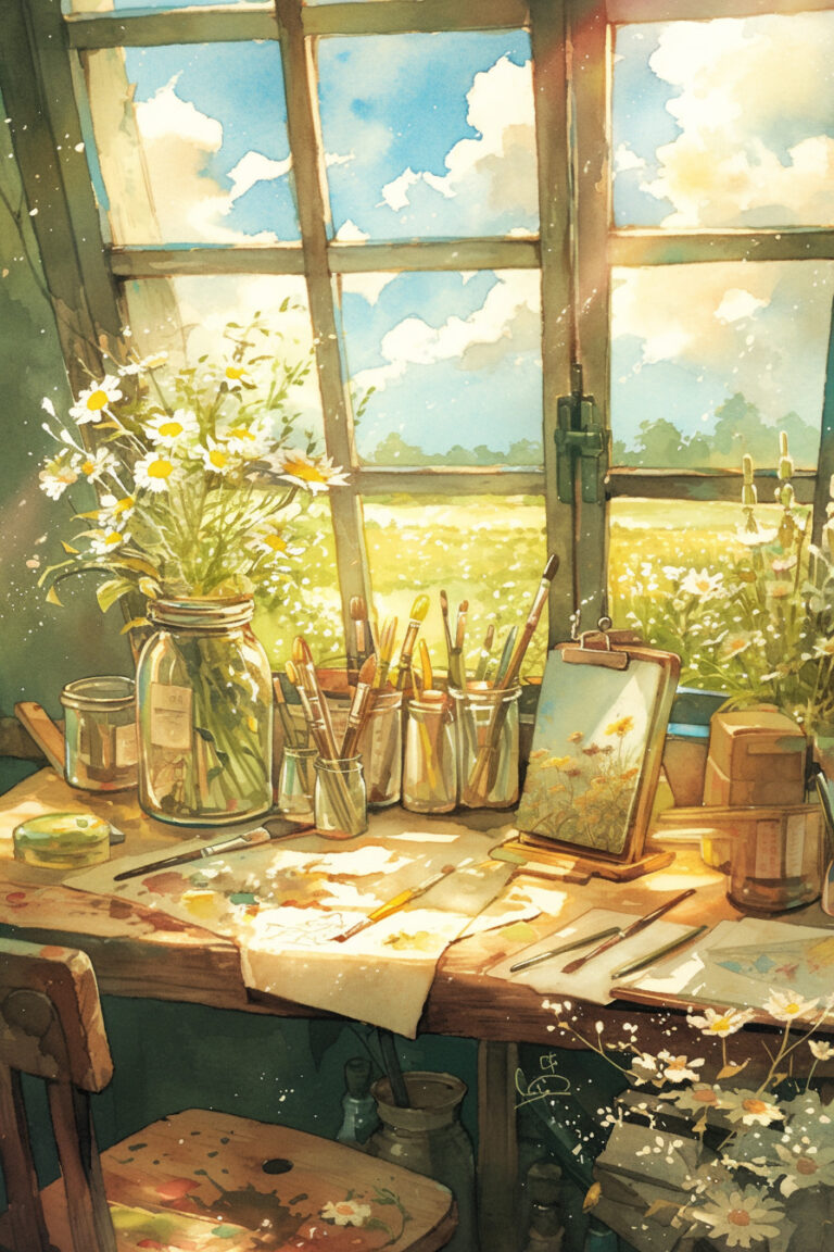 The Sun-Drenched Studio