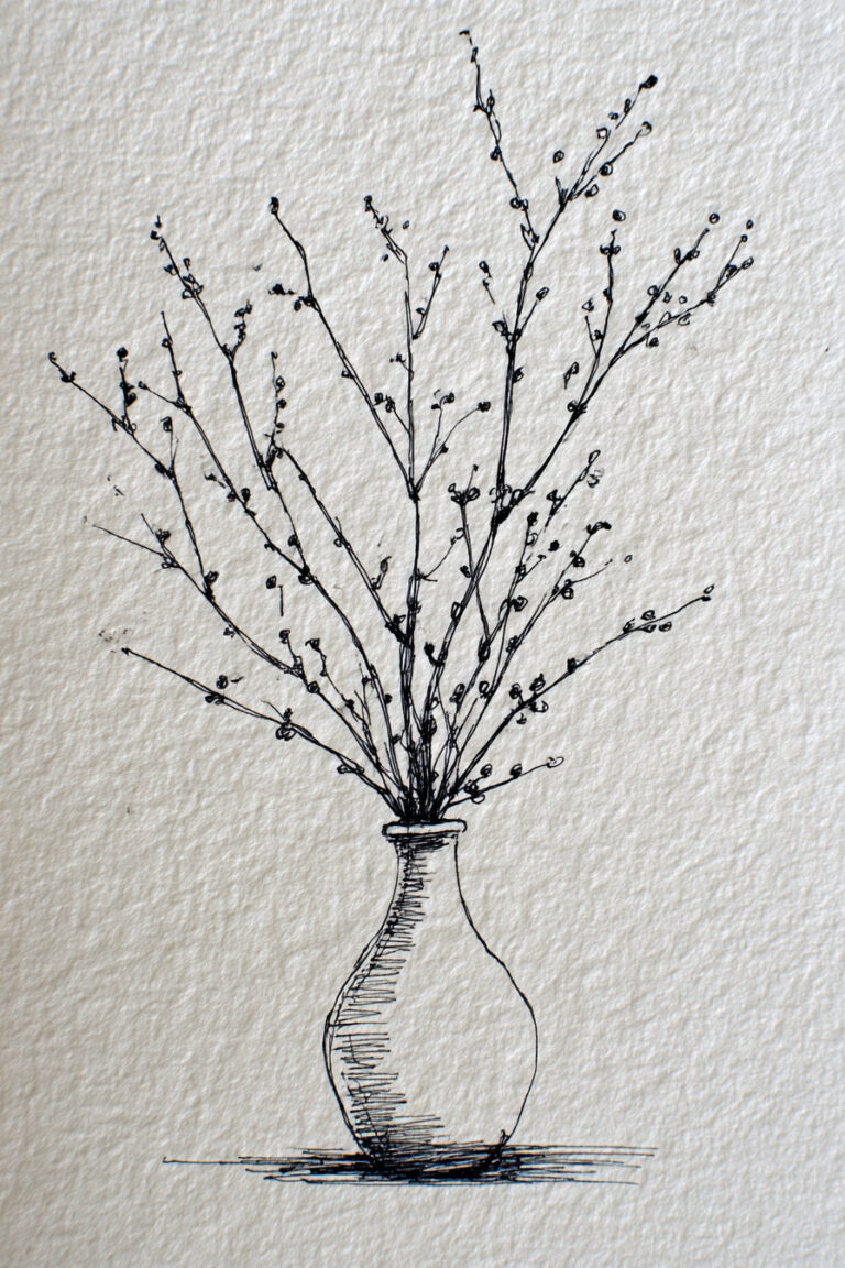 Vase of Branch Cuttings