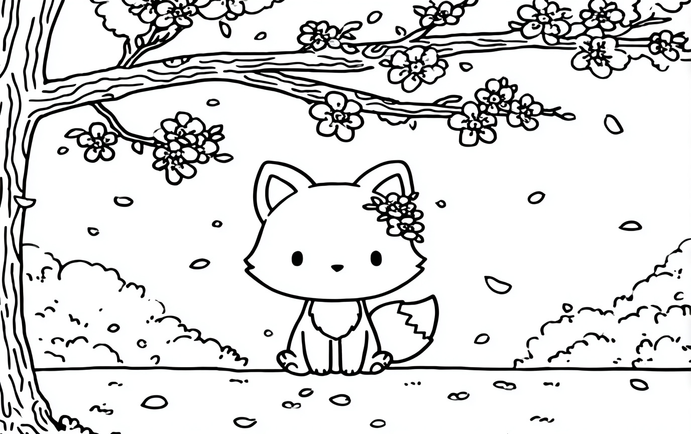 30 Cute Spring Animal Coloring Pages for Calm Creativity