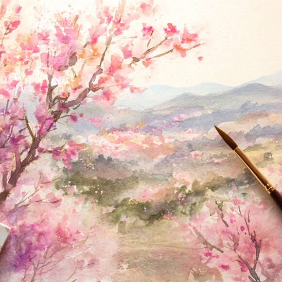 emthehuman1_paint_brush_next_to_a_watercolor_illustration_of_a__e070d603-5ed2-44b2-ab19-767292ca35cf