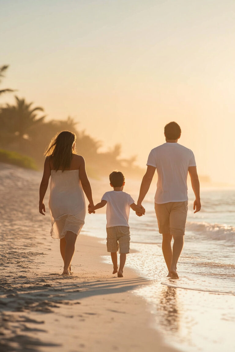 Beach Sunset Walk