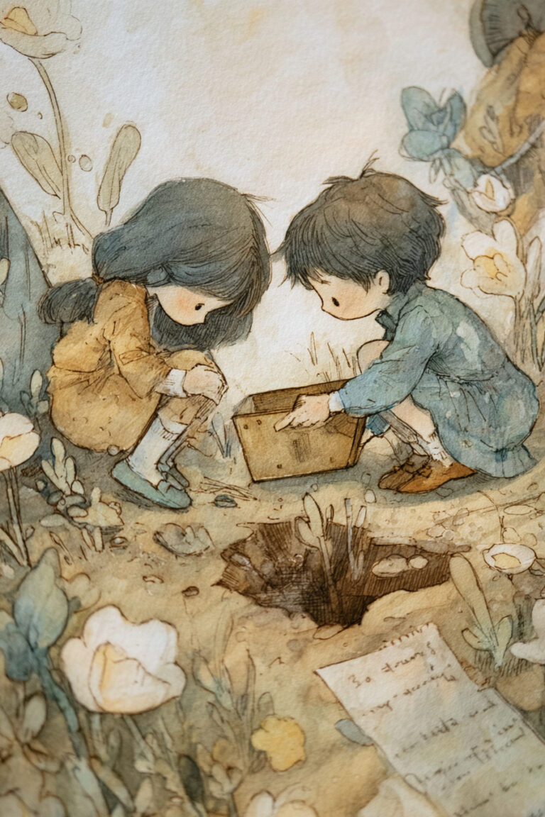 16. Burying a Time Capsule in the Garden