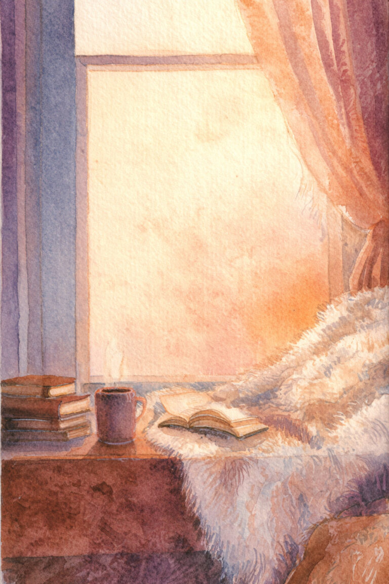Cozy Blanket Corner Booth