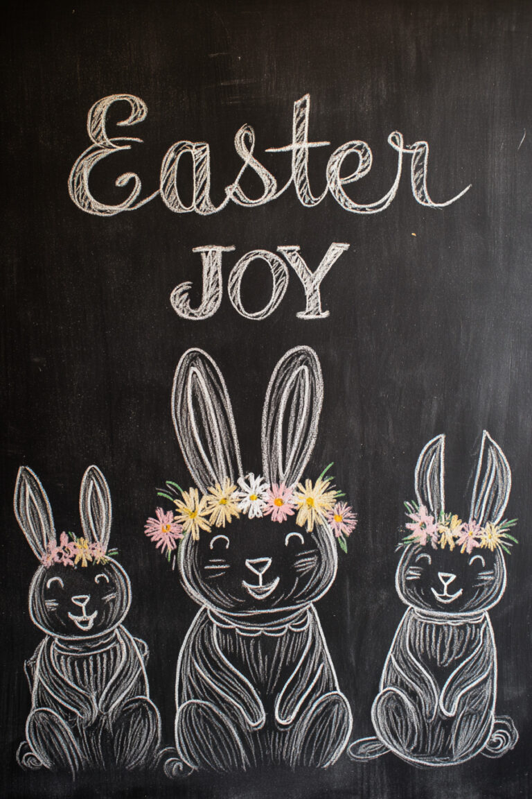 23. Easter Joy Bunny Family
