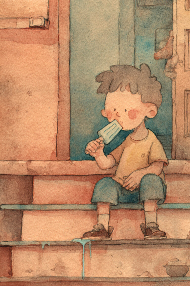 18. Eating a Dripping Popsicle on the Porch Steps