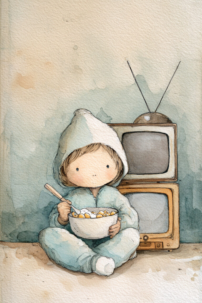2. Eating Cereal on Saturday Morning Cartoons