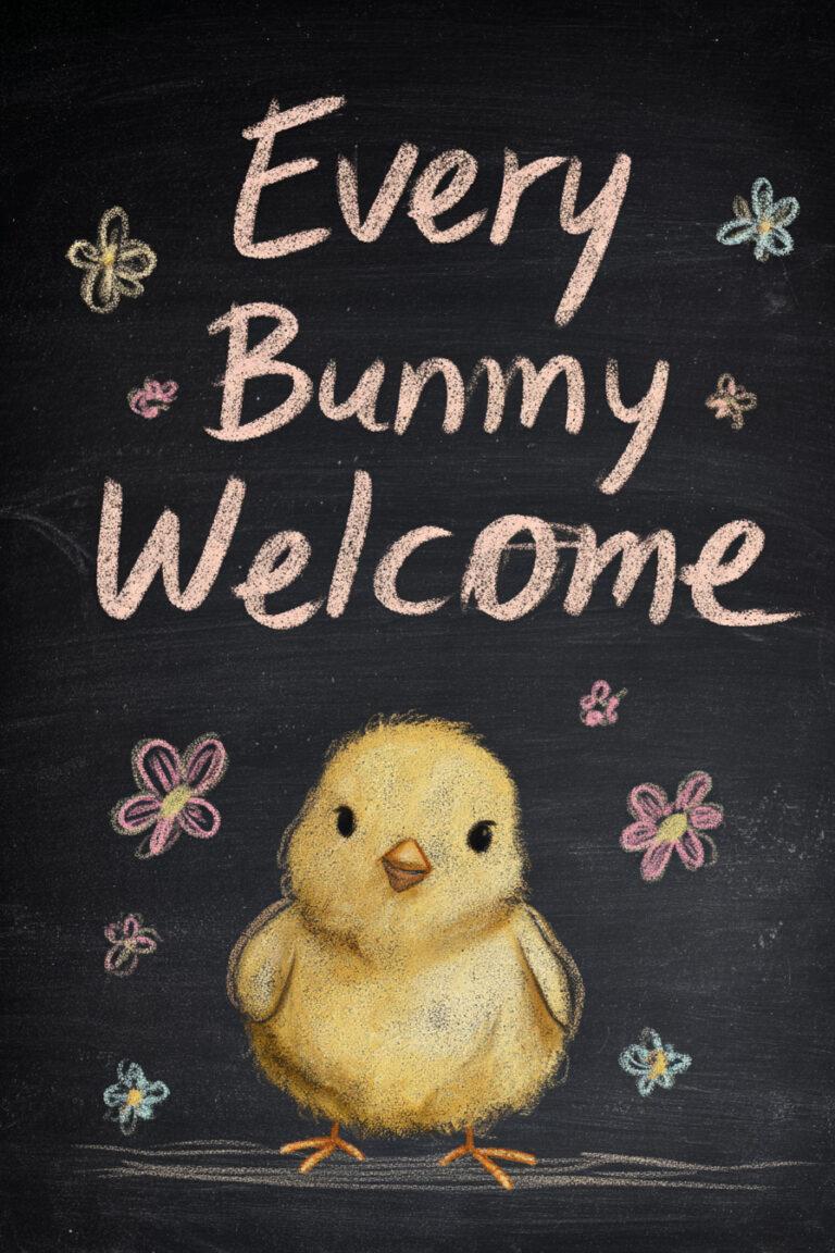 17. Every Bunny Welcome Spring Chick