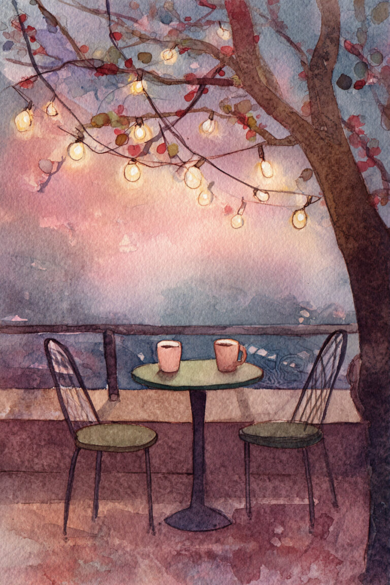 Fairy Light Evening Cafe