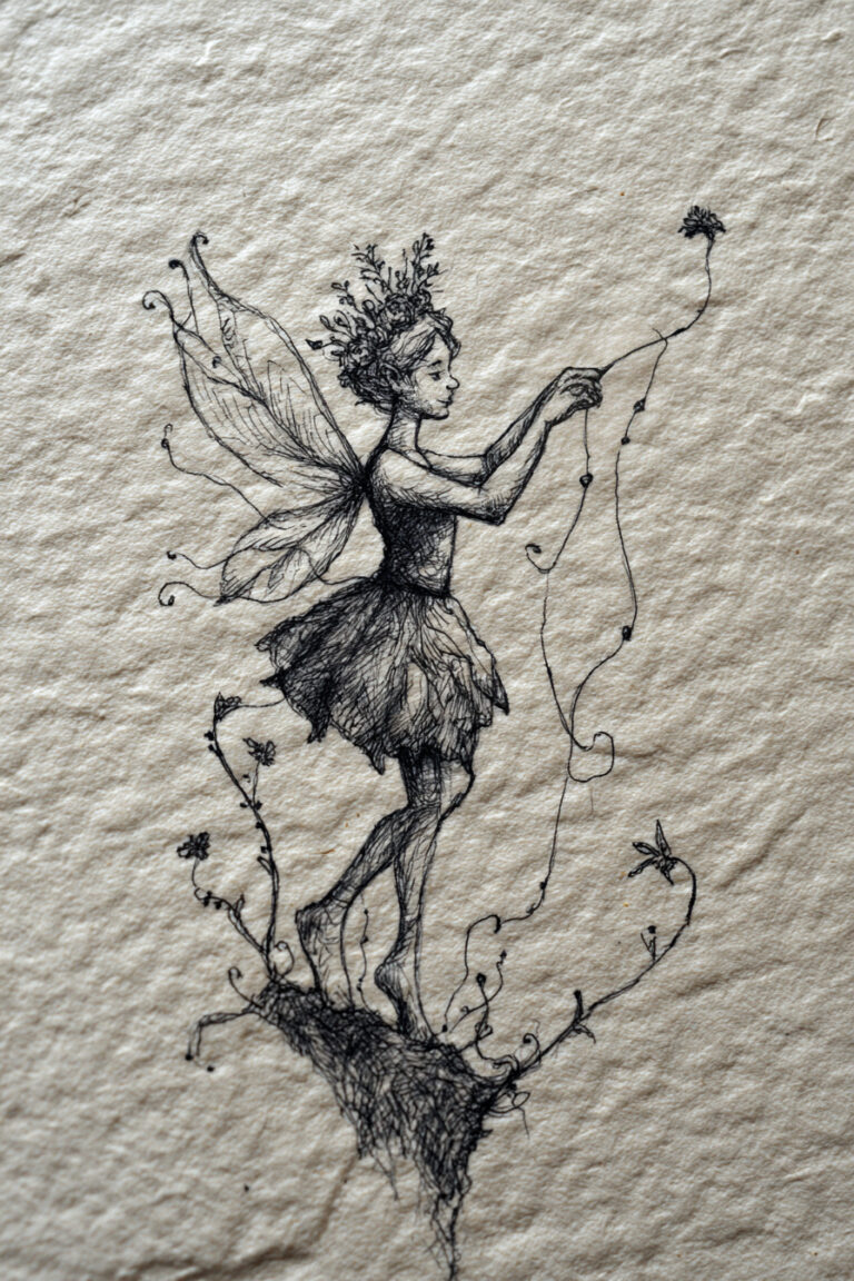 6. Fairy Braiding Flower Vines