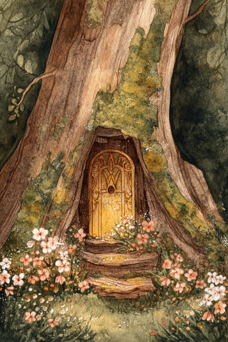 12. Fairy Door at the Tree Base
