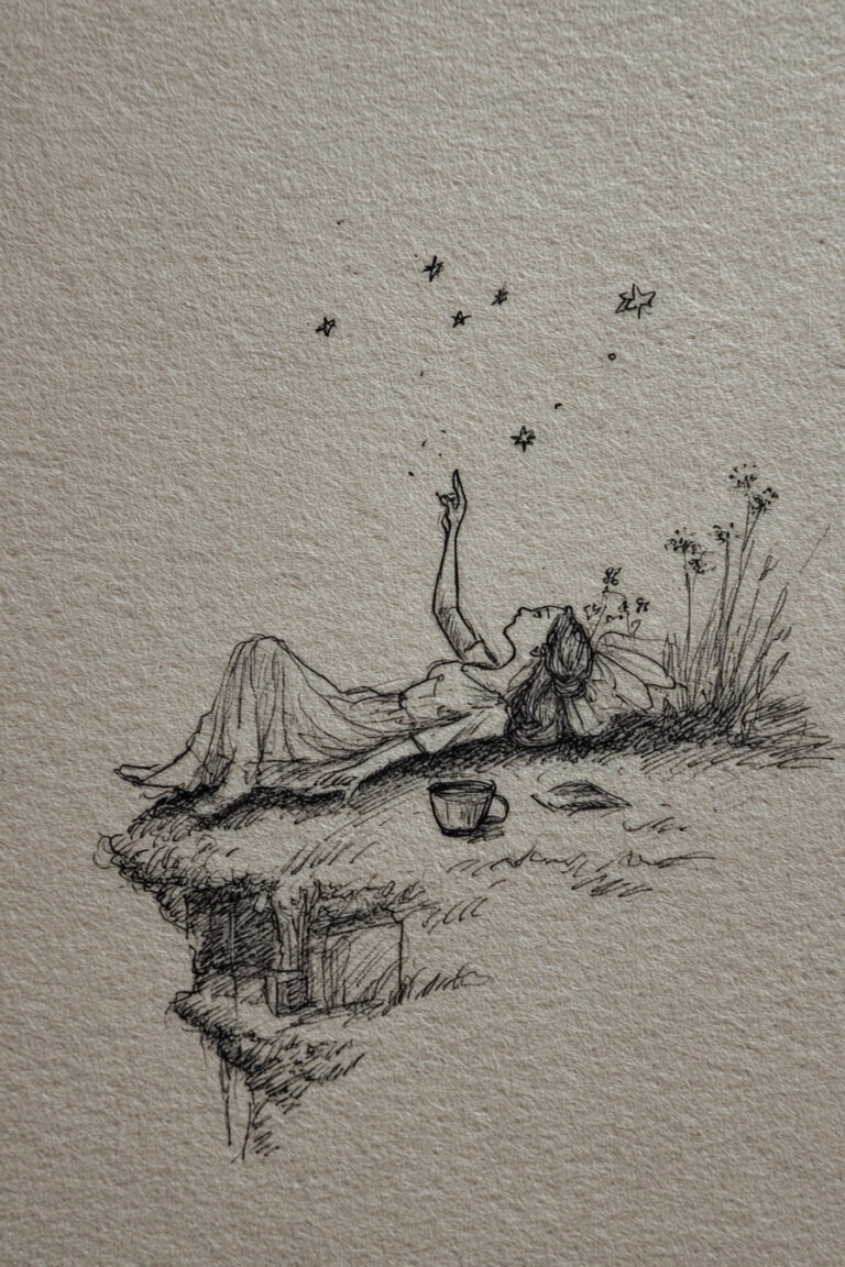 26. Fairy Stargazing from a Rooftop