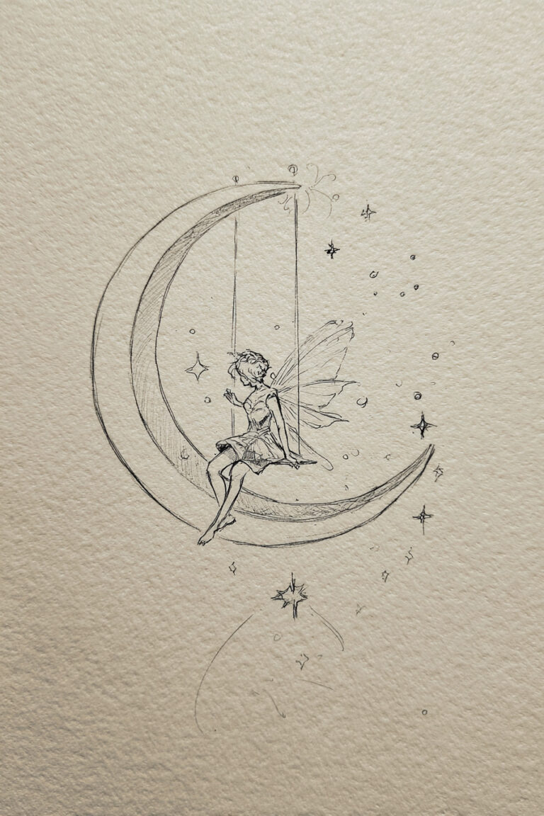 18. Fairy Swinging on a Crescent Moon