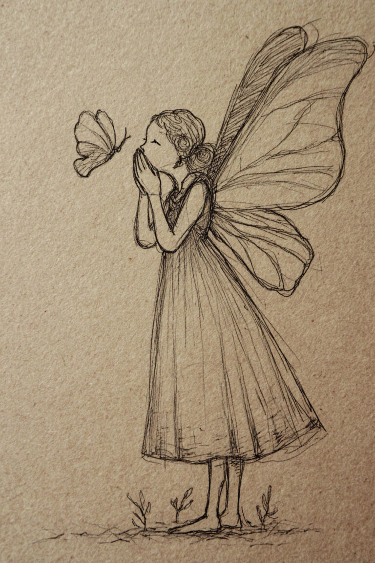 7. Fairy Whispering to a Butterfly