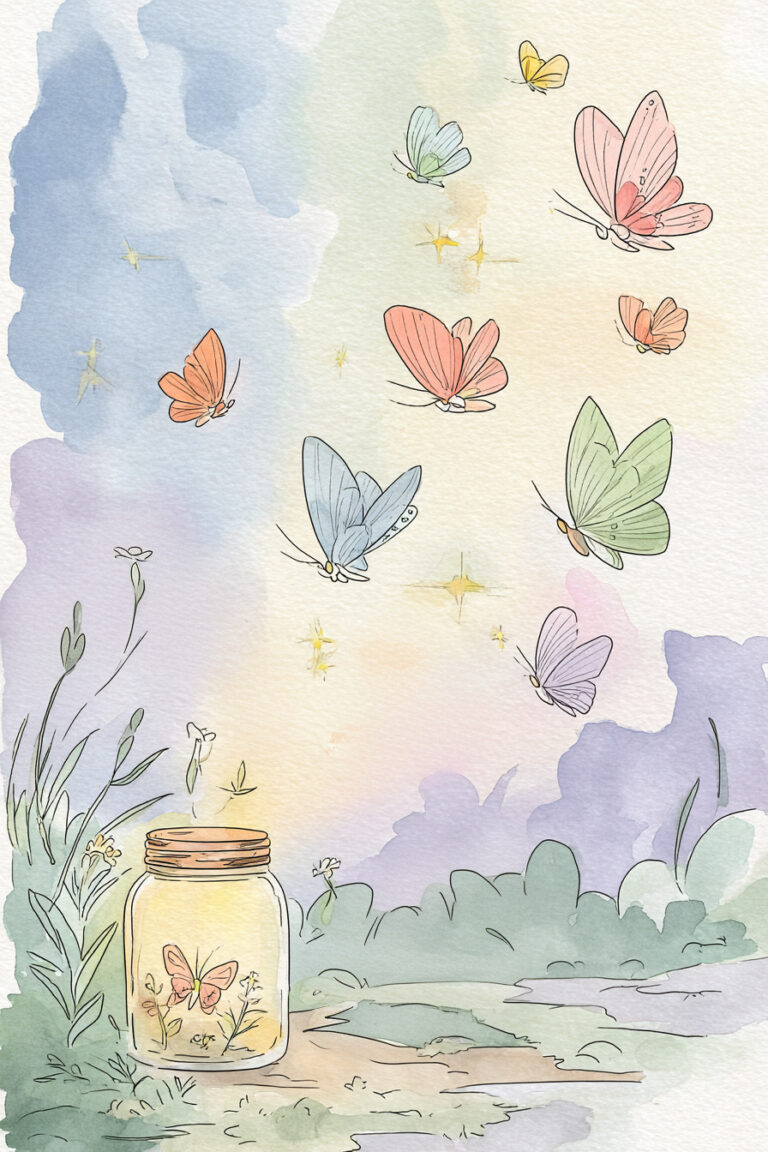 Floating Glass Jar