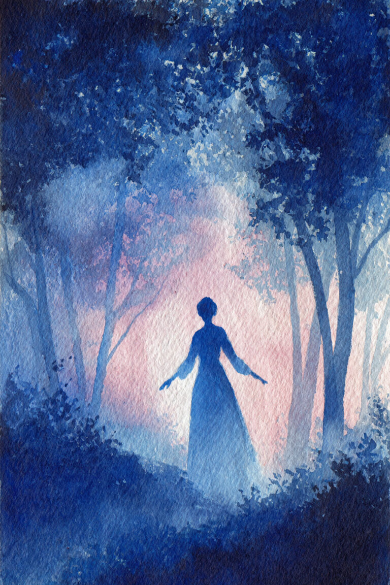 5. Forest Bathing at Blue Hour