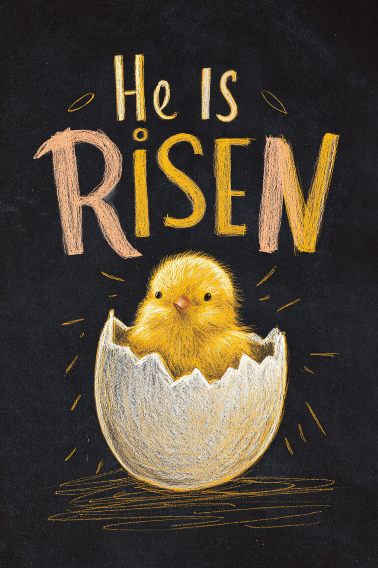 22. He Is Risen Hatching Chick