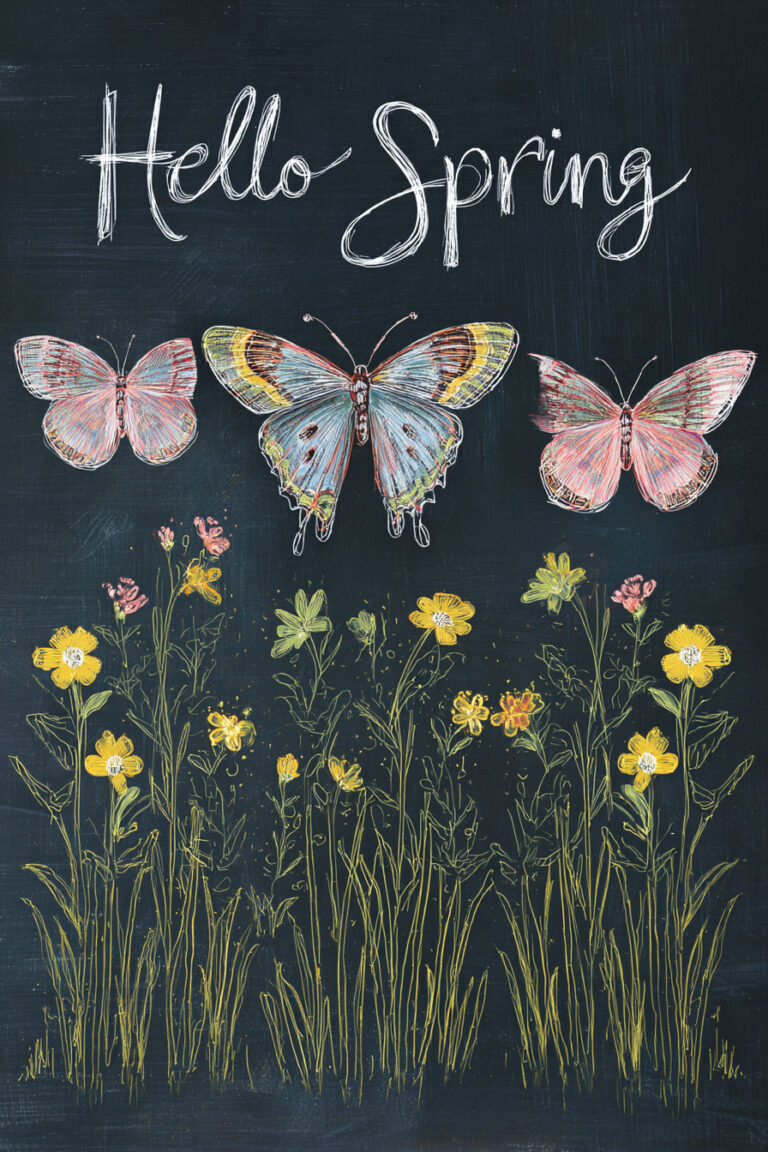14. Hello Spring Butterfly Garden