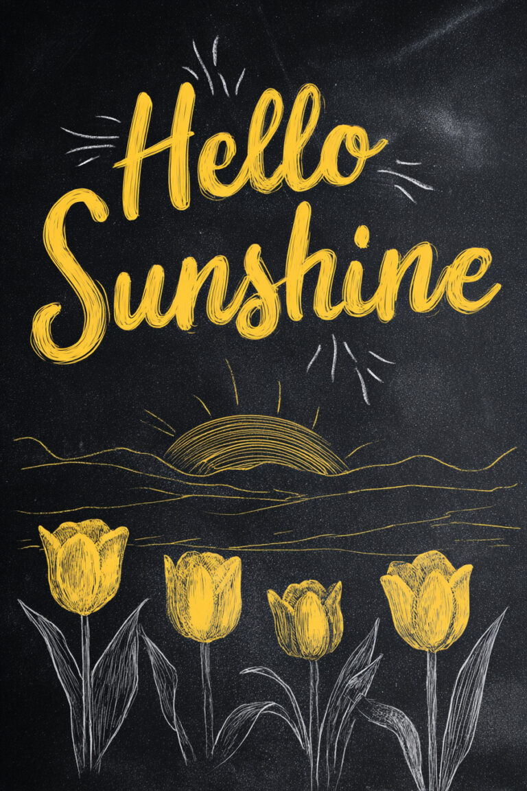13. Hello Sunshine Spring Landscape