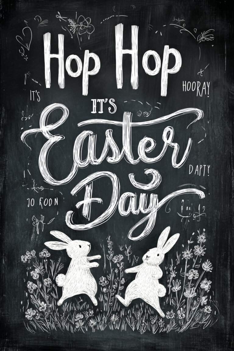 4. Hop Hop Hooray It’s Easter Day Bunnies
