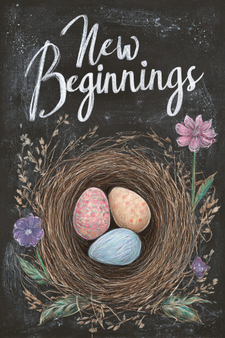 16. New Beginnings Easter Nest
