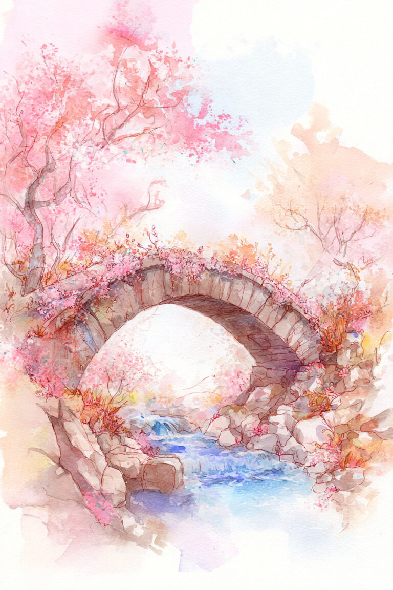 Petal Laden Bridge