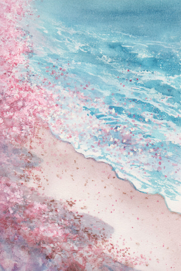 Petal Strewn Lakeside