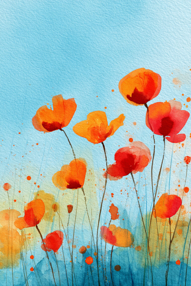 Radiant Poppy Field