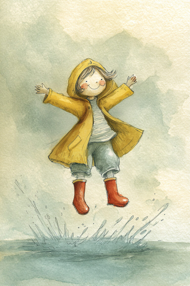 8. Splashing Through Puddles in Rain Boots