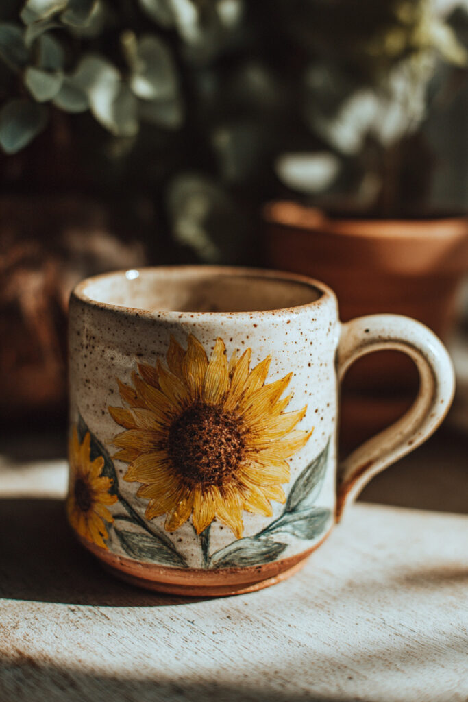 cute mug pottery painting ideas
